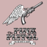 Pink Pistol Country Music Icon Logo Design