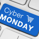 Cyber Monday sale on a keyboard