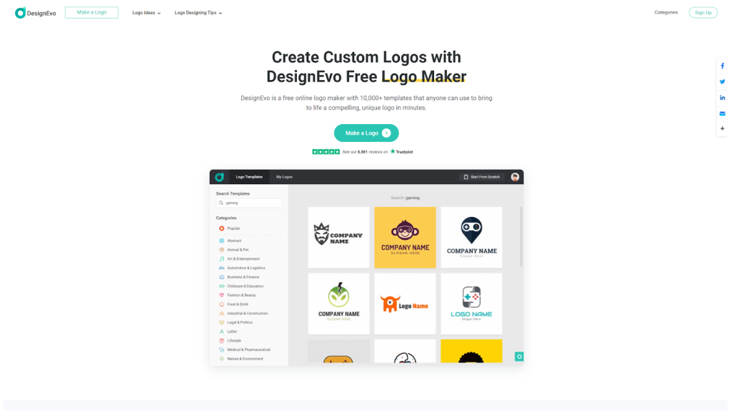DesignEVo Homepage