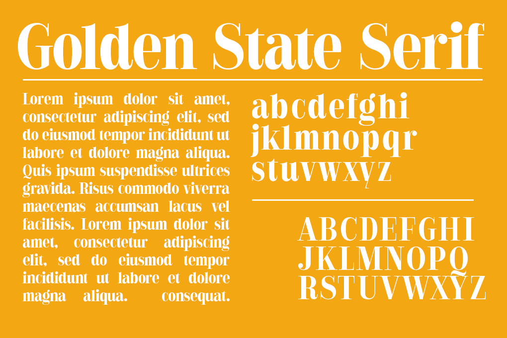 Example of Serif Font