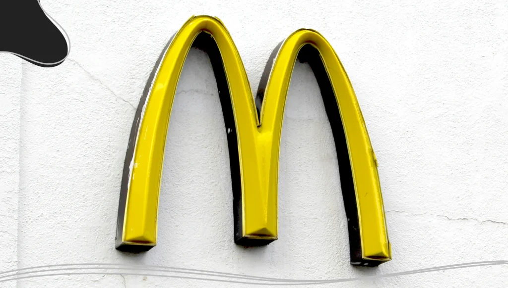 The McDonald's Golden Arches logo, a classic of modern logo design