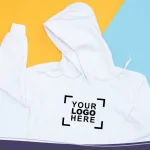 Branded hoodie with a place to include your company logo